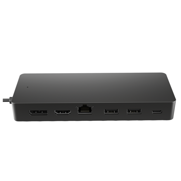 HP 50H98AA, USB-C Hub, Black