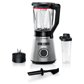 ბლენდერი Bosch MMB6384M, 1200W, 1.5L, Blender, Black/Silver