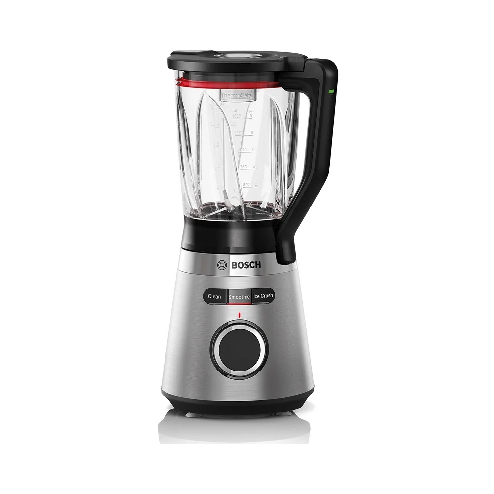 ბლენდერი Bosch MMB6384M, 1200W, 1.5L, Blender, Black/Silver