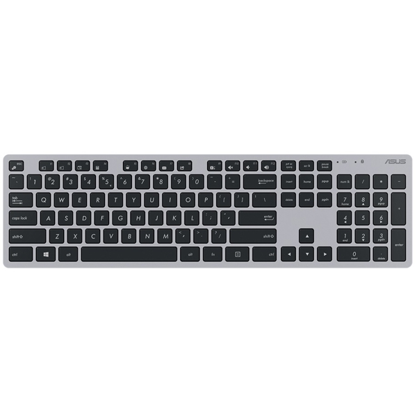 კლავიატურა+მაუსი Asus 90XB0430-BKM1S0, wireless, USB, Keyboard And Mouse, Gray