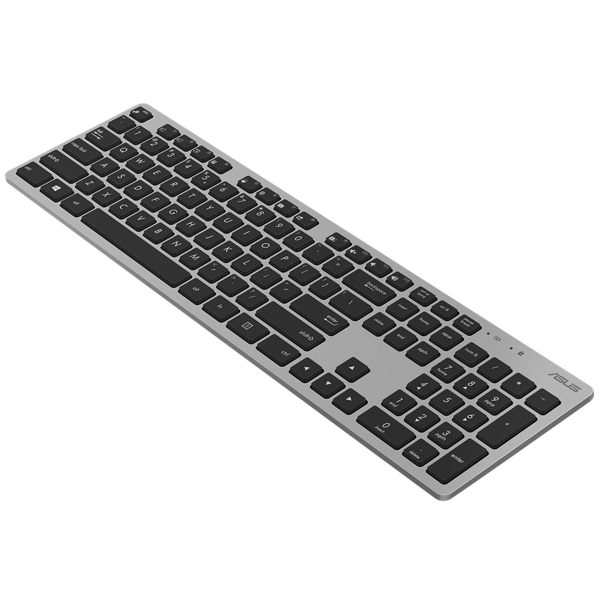 კლავიატურა+მაუსი Asus 90XB0430-BKM1S0, wireless, USB, Keyboard And Mouse, Gray