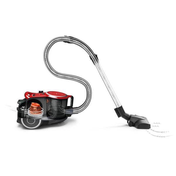 მტვერსასრუტი Bosch BGS412234A, 2.4L, 2200W, Vacuum Cleaner, Red