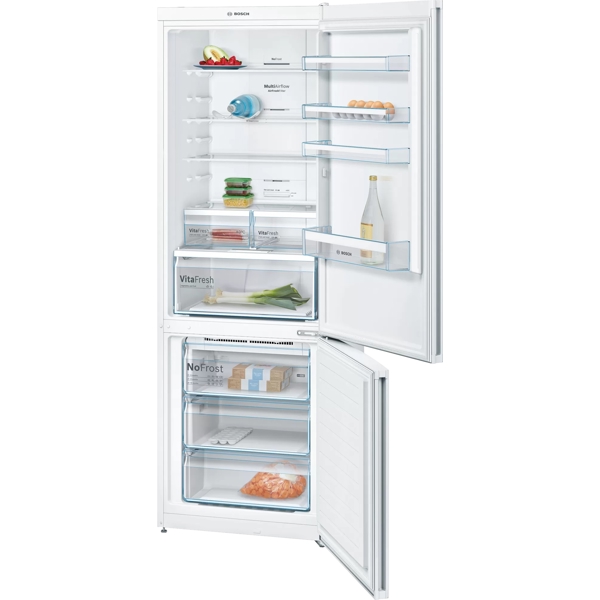 მაცივარი Bosch KGN49XW30U, 435L, A++, Refrigerator, White