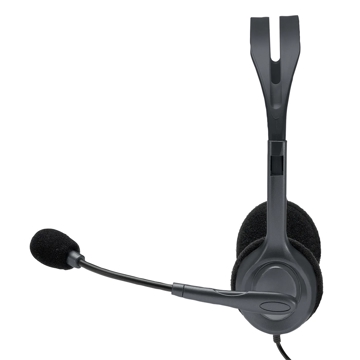 ყურსასმენი Logitech L981-000593 H111, Headphones, Wired, 3.5mm, Black