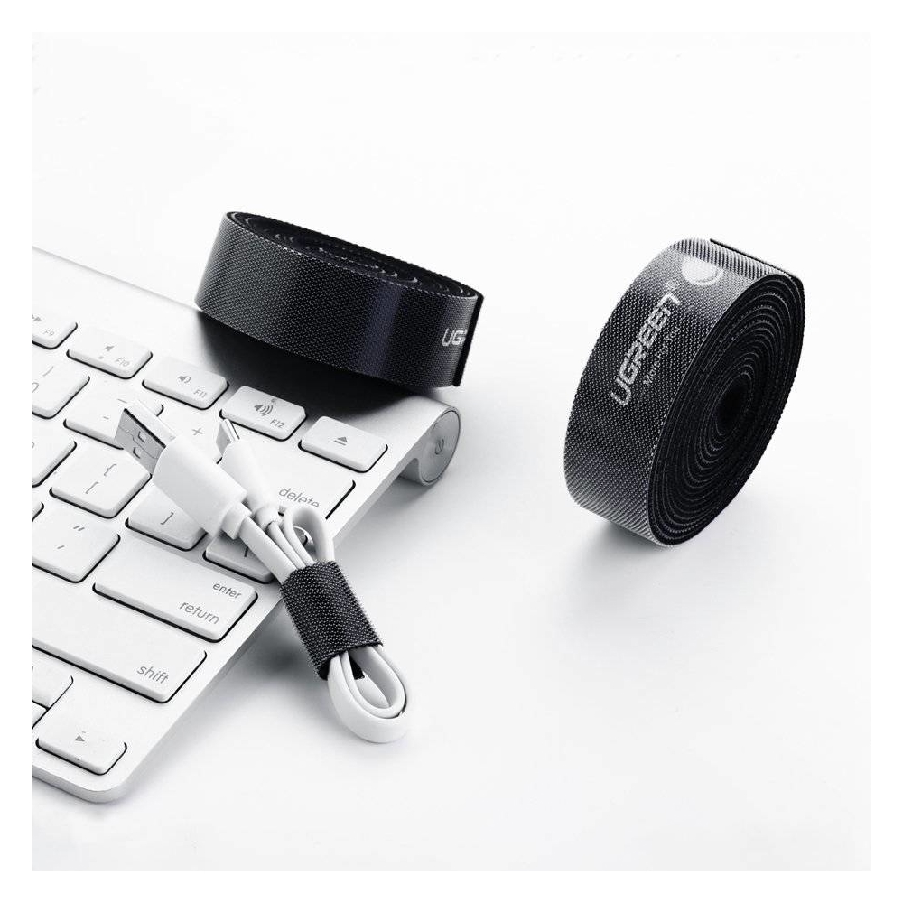 კაბელ მენეჯერი UGREEN LP124 (70111), Cable Organizer, 3m, Black