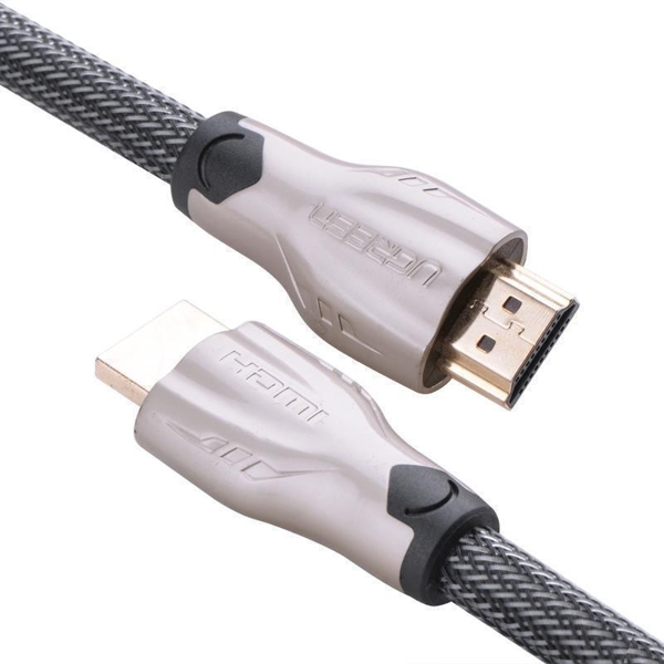 HDMI კაბელი UGREEN HD102 (11195), 2.0 4K HDMI To HDMI, 10m, Gold/Blak EOL