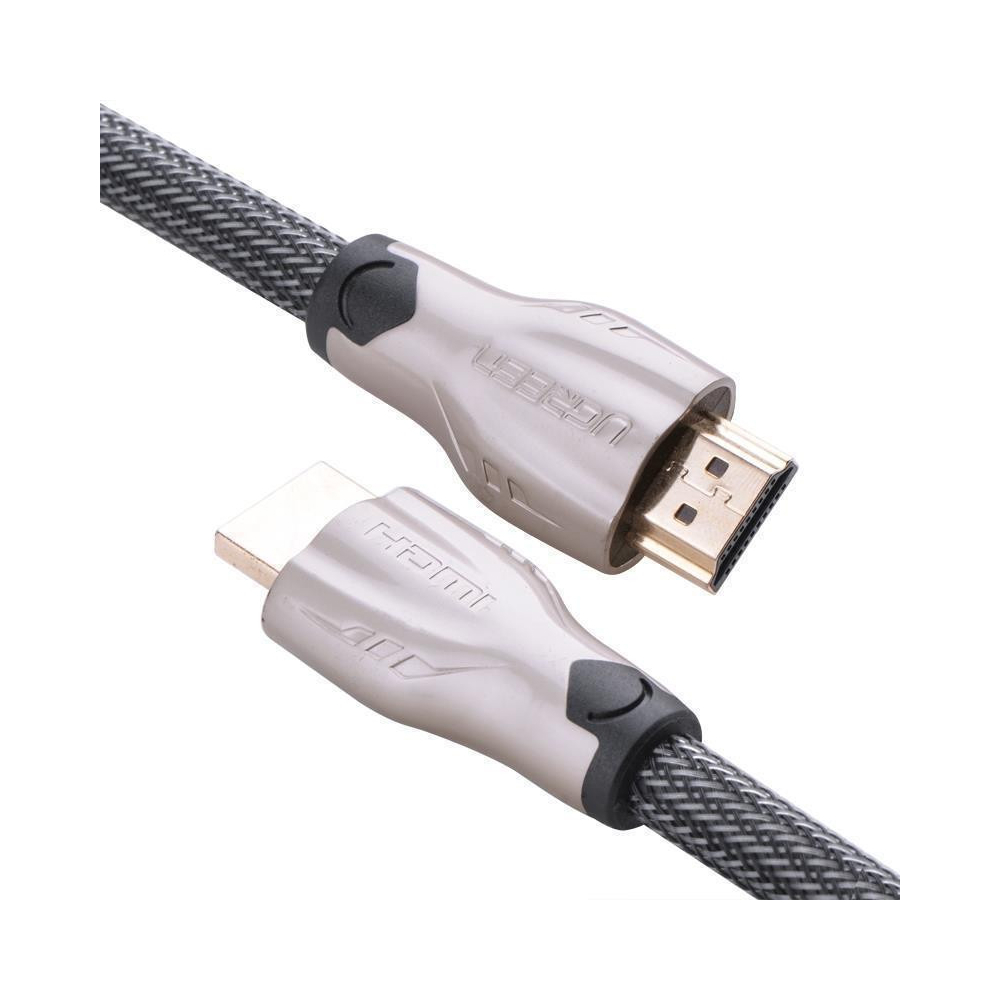 HDMI კაბელი UGREEN HD102 (11195), 2.0 4K HDMI To HDMI, 10m, Gold/Blak EOL