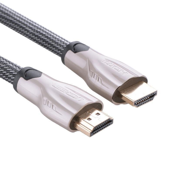 HDMI კაბელი UGREEN HD102 (11195), 2.0 4K HDMI To HDMI, 10m, Gold/Blak EOL