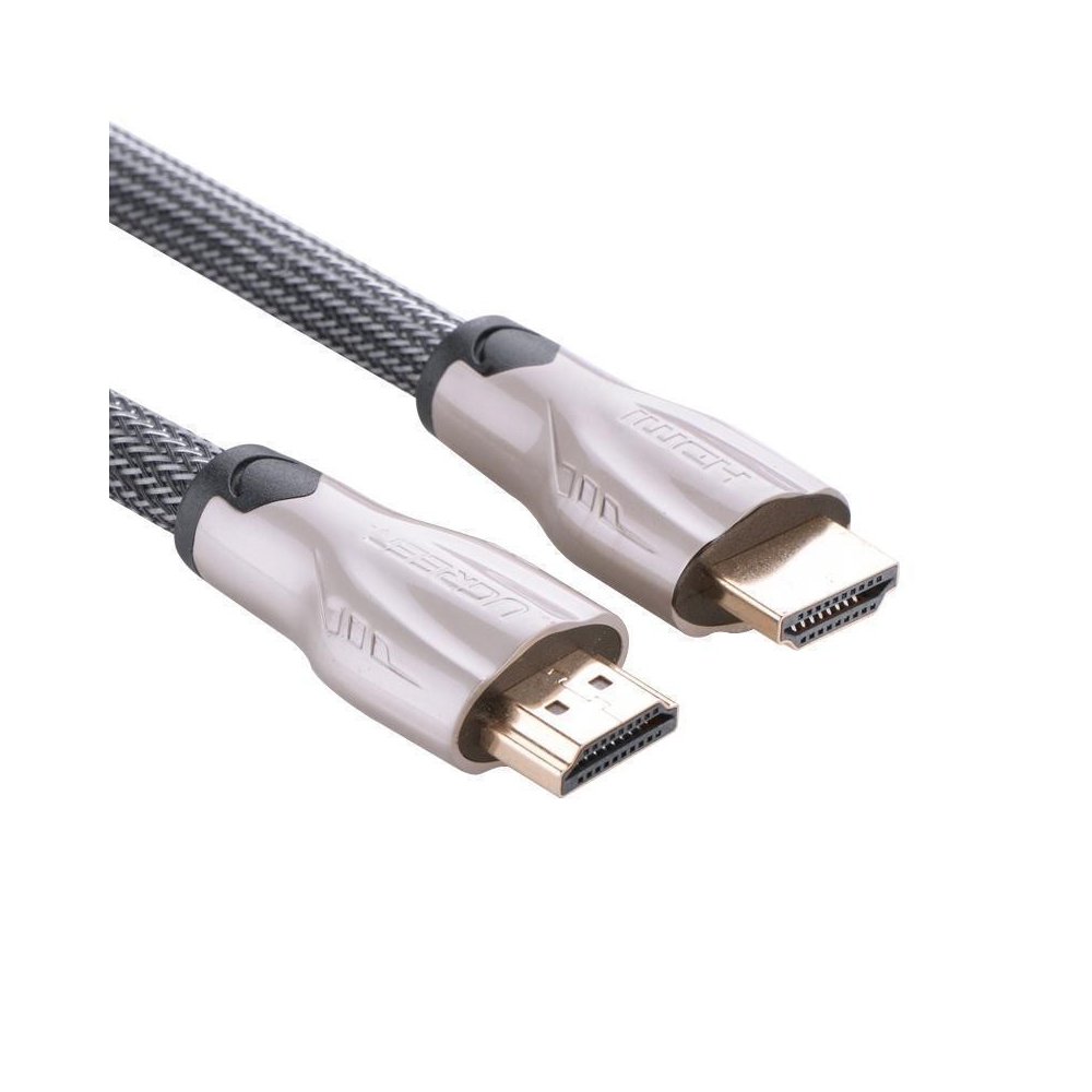HDMI კაბელი UGREEN HD102 (11195), 2.0 4K HDMI To HDMI, 10m, Gold/Blak EOL