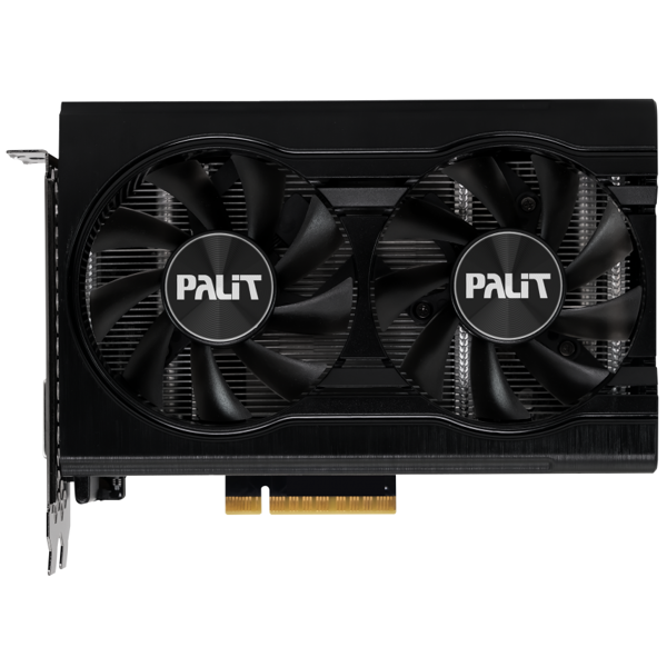 ვიდეო დაფა Palit NE63050018P1-1070D, GeForce RTX 3050 Dual, 8GB, 128bit, HDMI, DP, DVI-D, Black