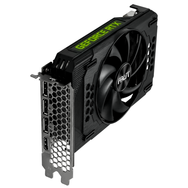 ვიდეო დაფა Palit NE63060019P1-190AF, GeForce RTX 3060 StormXl, 8GB, 128bit, HDMI, DP, Black