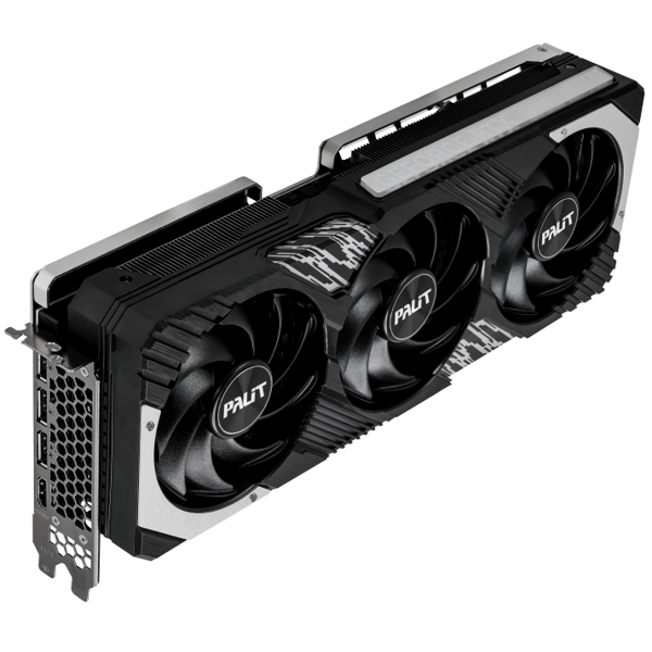 ვიდეო დაფა Palit NED4080019T2-1032A, GeForce RTX 4080 GamingPro, 16GB, 256bit, HDMI, DP, Black