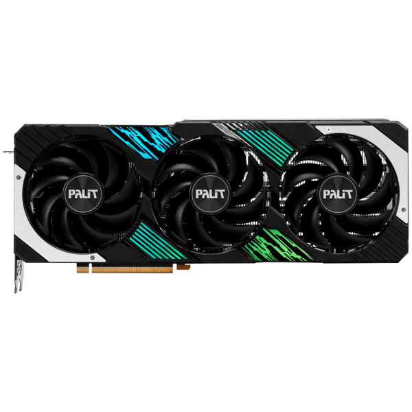 ვიდეო დაფა Palit NED4080019T2-1032A, GeForce RTX 4080 GamingPro, 16GB, 256bit, HDMI, DP, Black