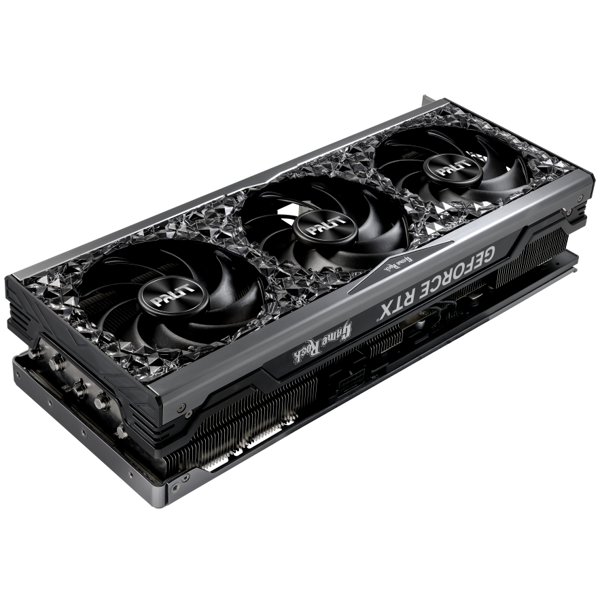 ვიდეო დაფა Palit NED4080019T2-1030G, GeForce RTX 4080 Gamerock, 16GB, 256bit, HDMI, DP, Black