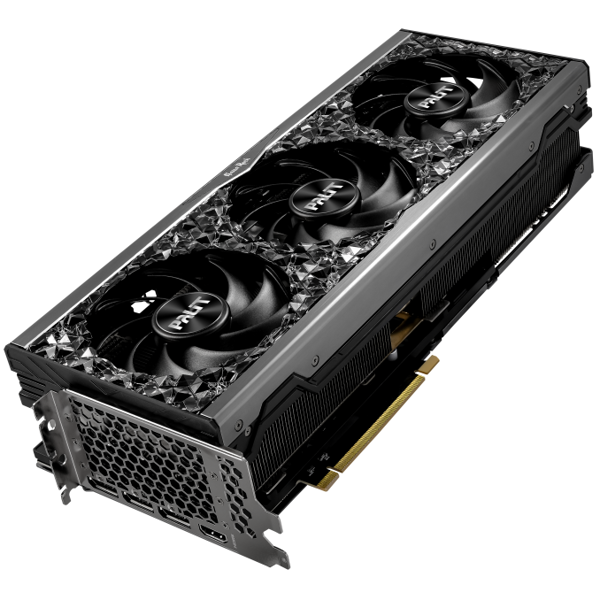 ვიდეო დაფა Palit NED4080019T2-1030G, GeForce RTX 4080 Gamerock, 16GB, 256bit, HDMI, DP, Black