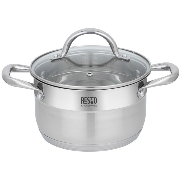 ქვაბი Resto 92103, 2.7L, 18cm, Silver