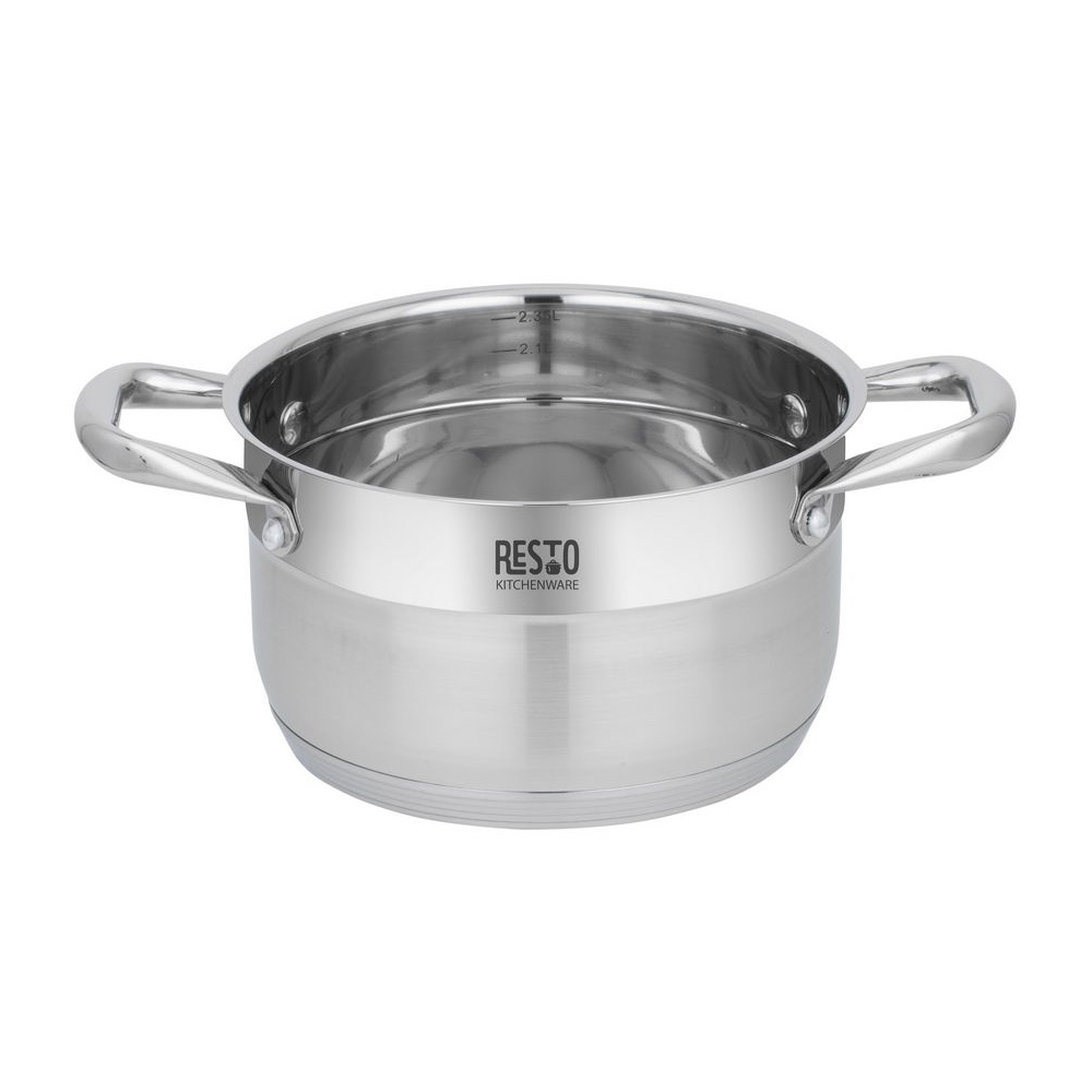 ქვაბი Resto 92103, 2.7L, 18cm, Silver