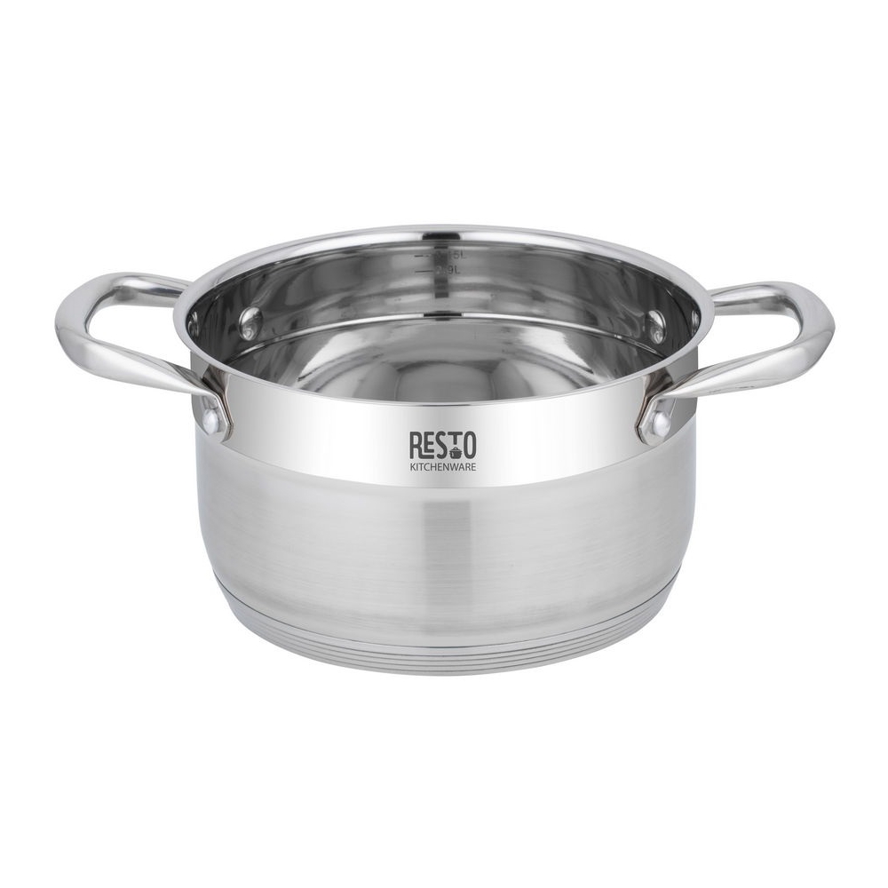 ქვაბი Resto 92104, 3.6L, 20cm, Silver