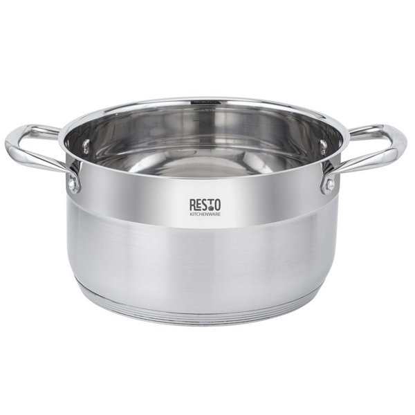 ქვაბი Resto 92105, 6.2L, 24cm, Silver