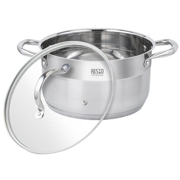 ქვაბი Resto 92105, 6.2L, 24cm, Silver