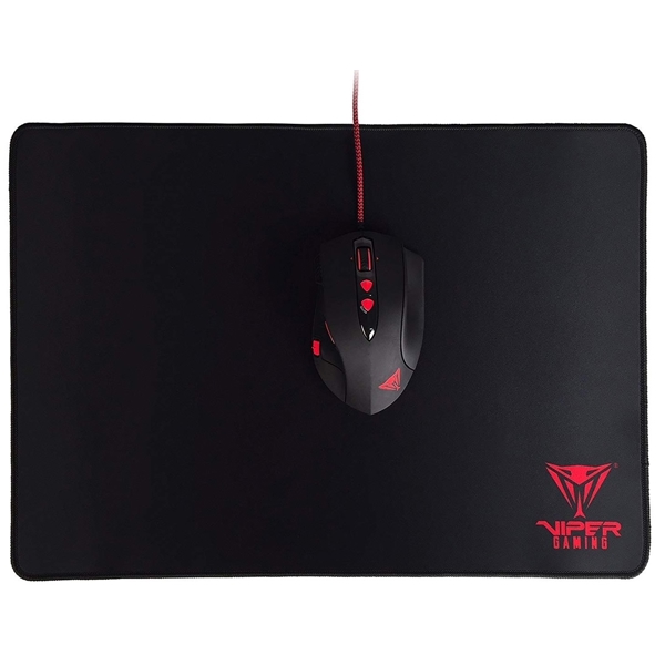 მაუსის პადი Patriot PV150C2K Viper, Gaming Mouse Pad, L, Black