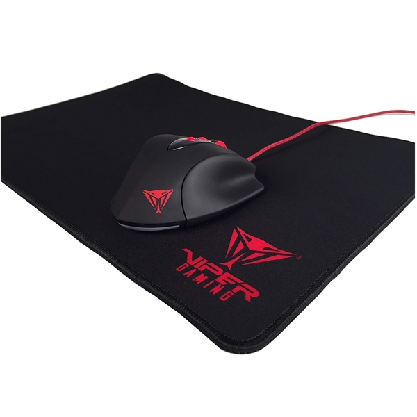 მაუსის პადი Patriot PV150C2K Viper, Gaming Mouse Pad, L, Black