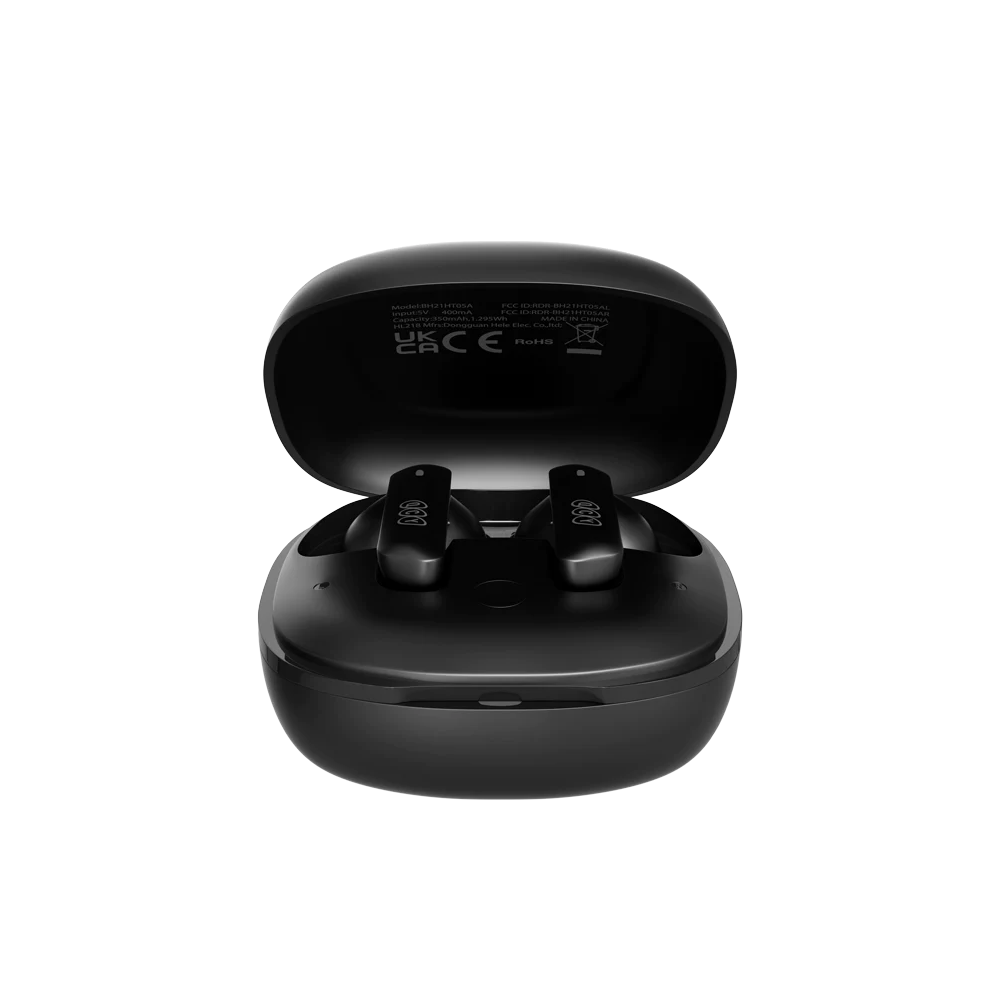 ყურსასმენი QCY HT05, Wireless Earphones, Bluetooth, Black