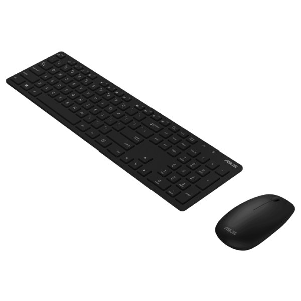 კლავიატურა + მაუსი Asus 90XB0430-BKM2F0, Wireless, Keyboard And Mouse, Black