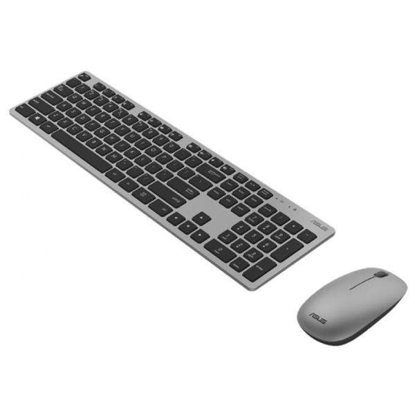 კლავიატურა+მაუსი Asus 90XB0430-BKM250, Wireless, Keyboard And Mouse, Gray