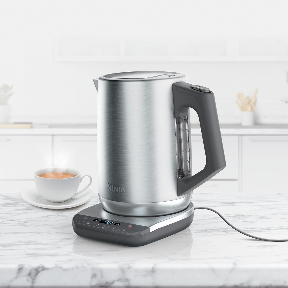 ელექტრო ჩაიდანი Ninja KT201EU, 3000W, 1.7L, Electric Kettle, Silver