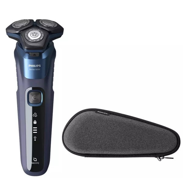 წვერსაპარსი Philips S5585/30, Electric Shaver, Black/Blue