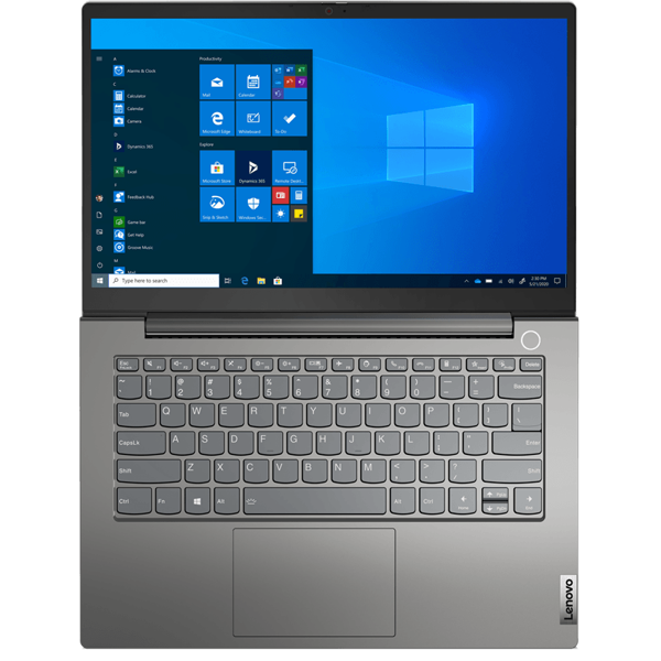 ნოუთბუქი Lenovo 20VD000CRU ThinkBook G2, 14", i7-1165G7, 8GB, 512 GB SSD, Integrated, W10 Pro, Grey