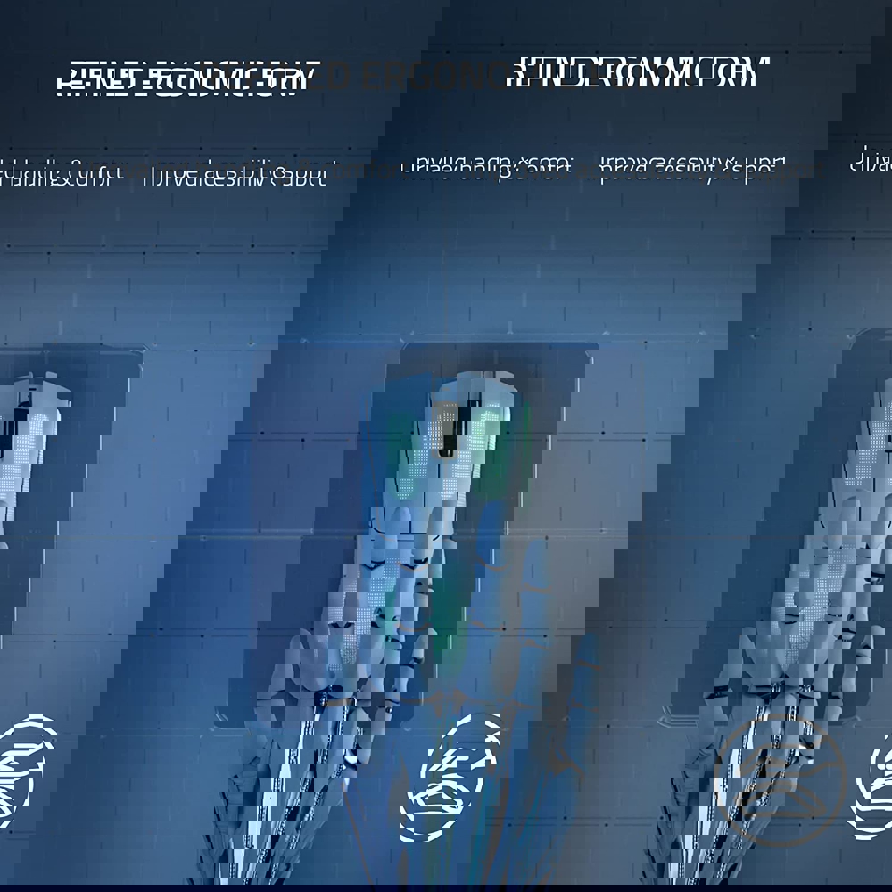 მაუსი Razer RZ01-04630200-R3G1 Deathadder V3 Pro, Wireless, Mouse, White