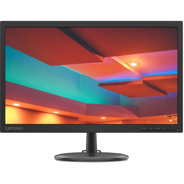 მონიტორი Lenovo 66ADKAC1EU 21.5", Monitor, FHD, TN, HDMI, VGA, Black