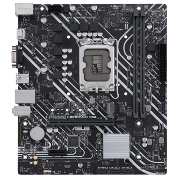 დედა დაფა Asus 90MB16B0-M0EAY0 H610M-K D4, LGA 1700, DDR4, 64GB