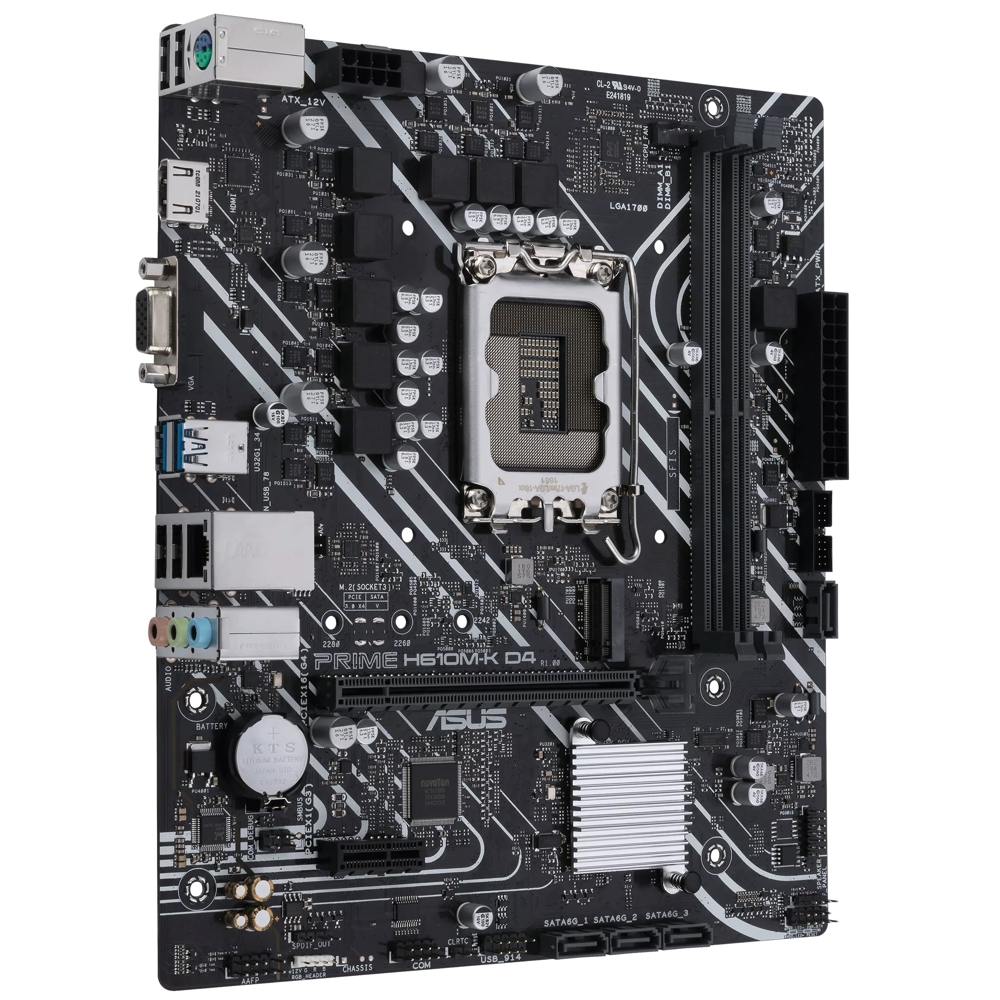 Asus 90MB16B0-M0EAY0 H610M-K D4, LGA 1700, DDR4, 64GB