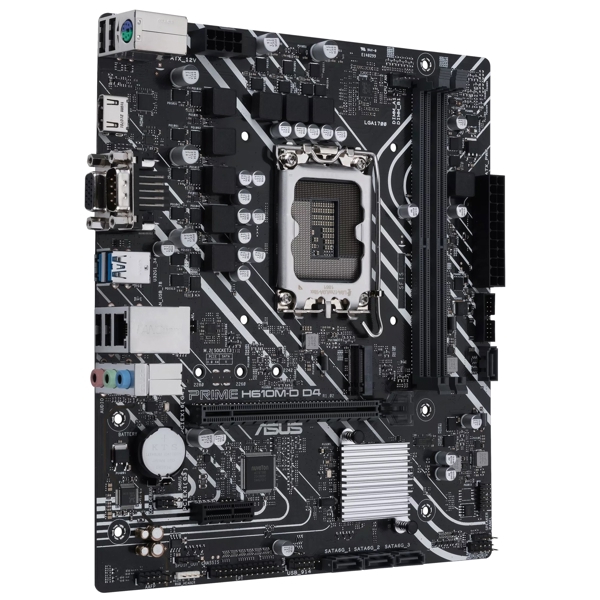 დედა დაფა Asus 90MB1A00-M0EAY0 H610M-D D4, LGA 1700, DDR4, 64GB