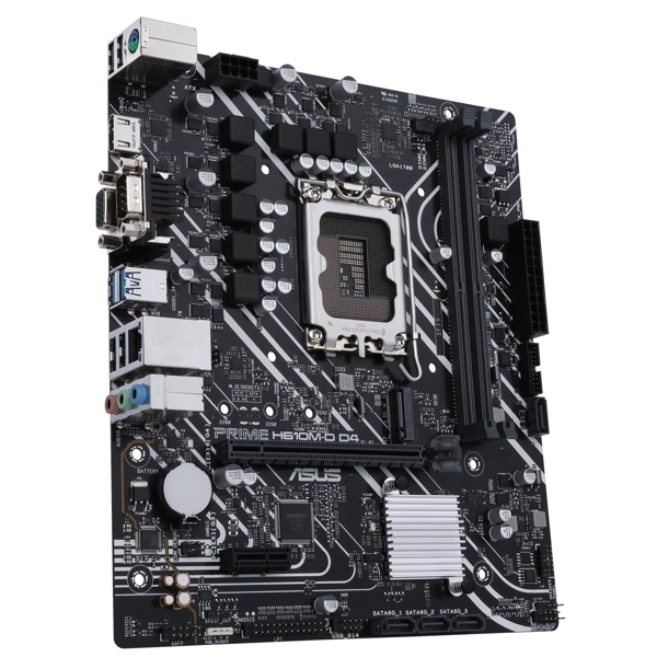 დედა დაფა Asus 90MB1A00-M0EAY0 H610M-D D4, LGA 1700, DDR4, 64GB