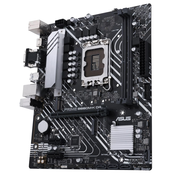 დედა დაფა Asus 90MB1950-M0EAY0 B660M-K D4, LGA 1700, DDR4, 64GB