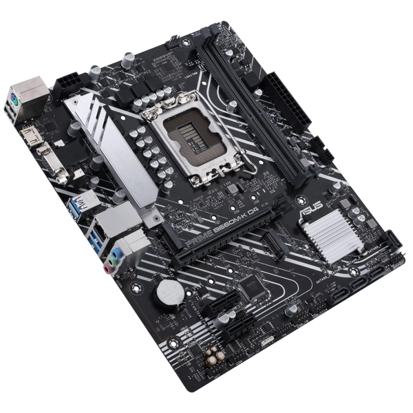 დედა დაფა Asus 90MB1950-M0EAY0 B660M-K D4, LGA 1700, DDR4, 64GB