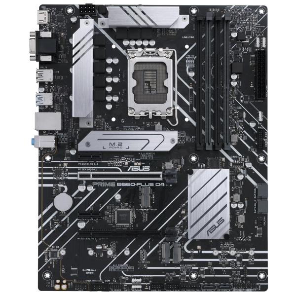 დედა დაფა Asus 90MB18X0-M0EAY0 B660-PLUS D4, LGA 1700, DDR4, 128GB