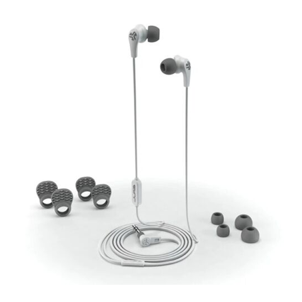 ყურსასმენი Jlab IEUEPRORWHTGRY123 Pro, In-Ear Headphones, Wired, 3.5mm, White/Grey