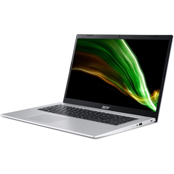 ნოუთბუქი Acer NX.ADDER.027 Aspire 3, 15.6", i3-1115G4, 8GB, 256GB SSD, Integrated, Pure Silver