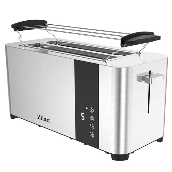 ტოსტერი Zilan ZLN6234, 1400W, Toaster, Silver