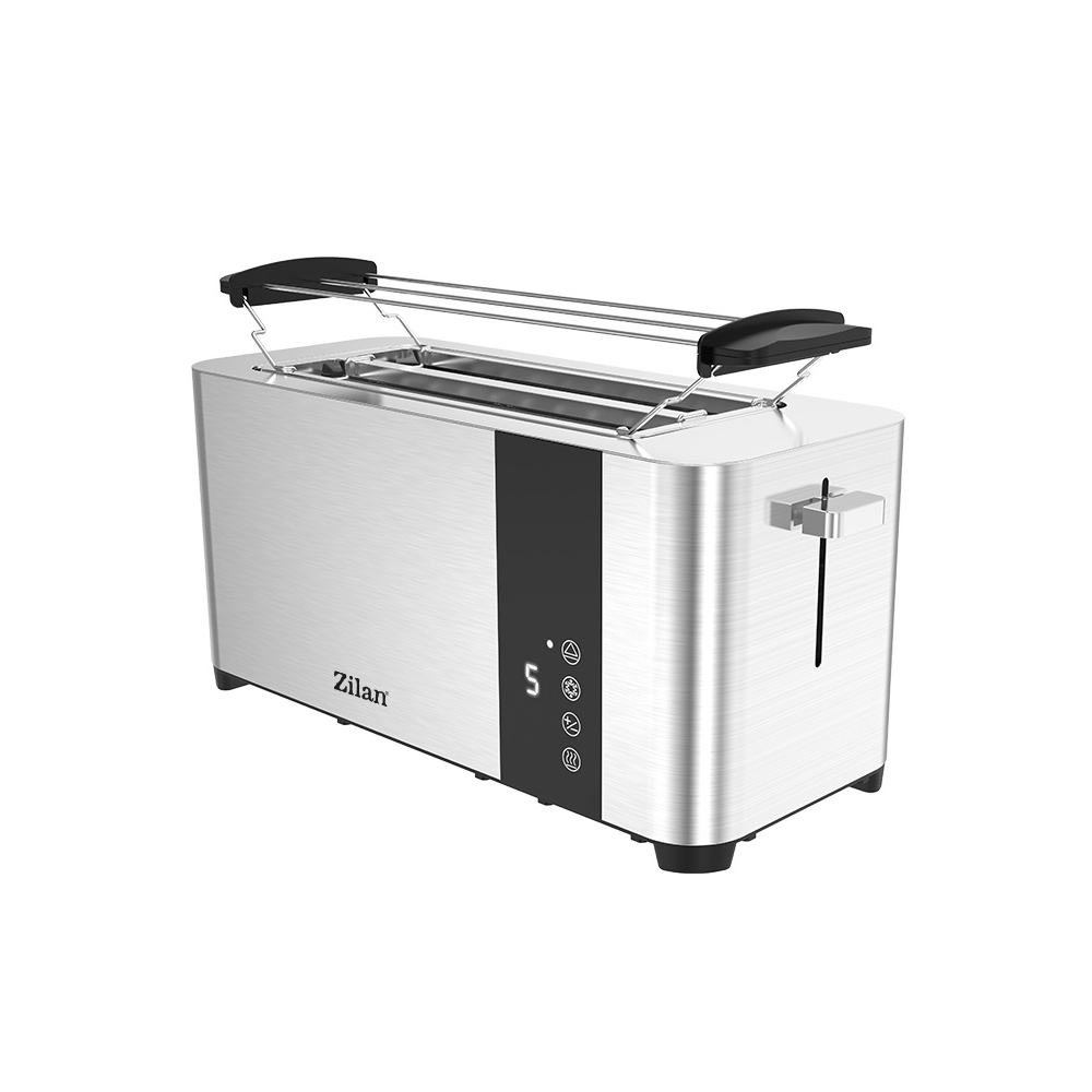 ტოსტერი Zilan ZLN6234, 1400W, Toaster, Silver