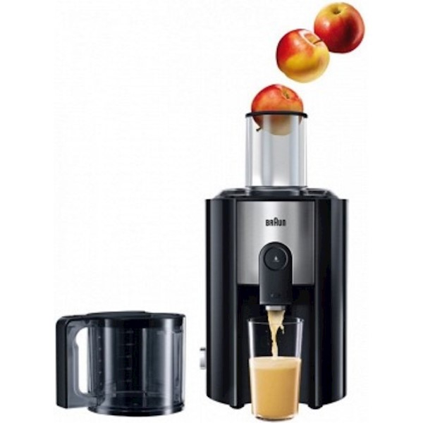 Braun J500BK, 900W, 2L, Juicer, Black