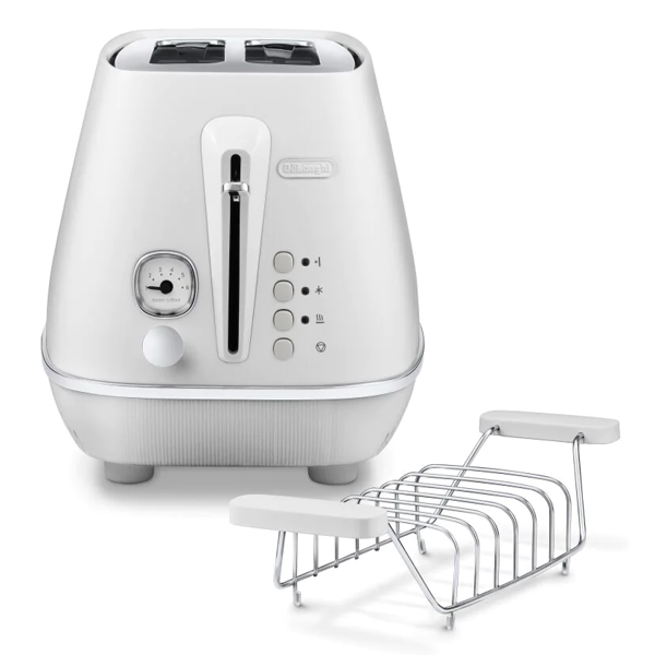 ტოსტერი DeLonghi CTIN2103.W, 900W, Toaster, White