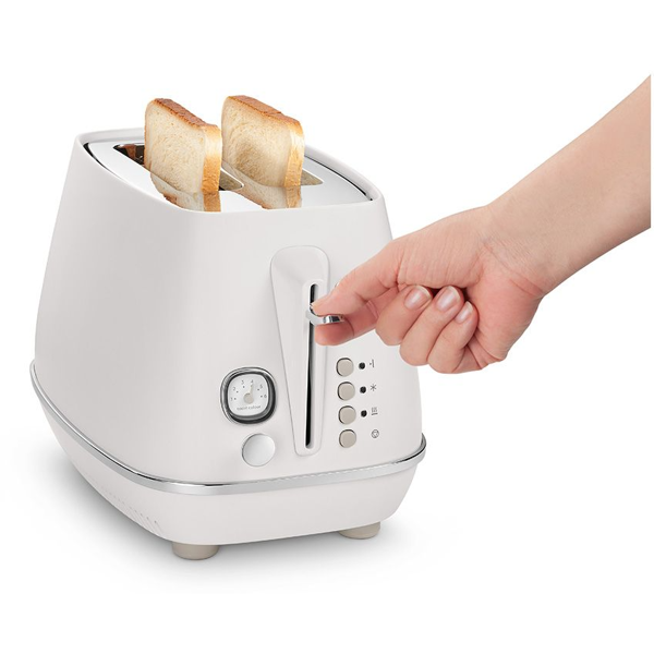 ტოსტერი DeLonghi CTIN2103.W, 900W, Toaster, White