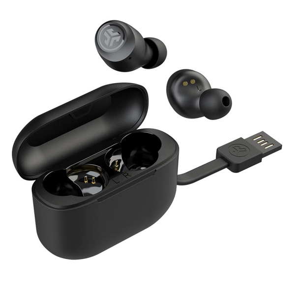 ყურსასმენი Jlab IEUEBGAIRPOPRBLK124 Go Air Pop, Earbuds, Wireless, Bluetooth, IPX4, Black