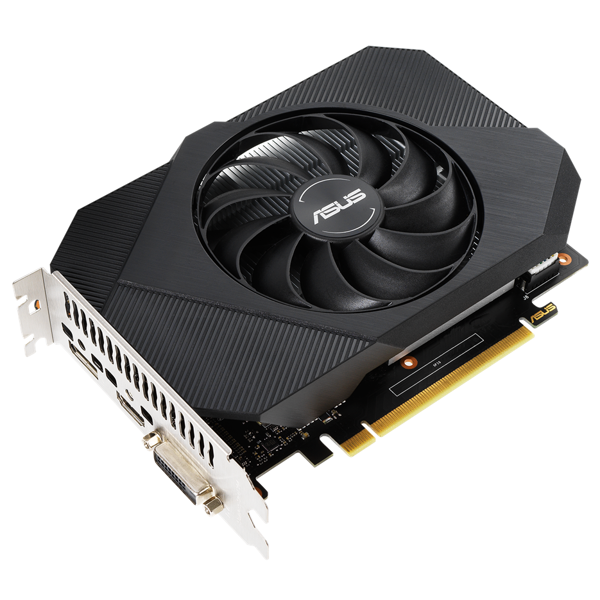 ვიდეო დაფა Asus 90YV0EH2-M0NA00, GeForce GTX 1660, 4GB, 128bit, HDMI, DP, DVI, Black